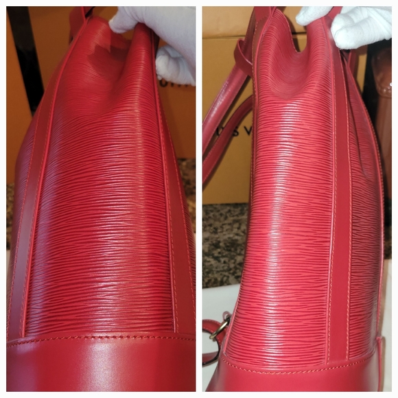 ♥️RARE LOUIS VUITTON EPI RED RANDONNEE PM - COLLECTOR'S CONDITION - Picture 5 of 17